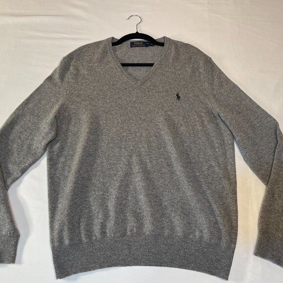 Grey Polo Ralph Lauren Sweater - Picture 2 of 2